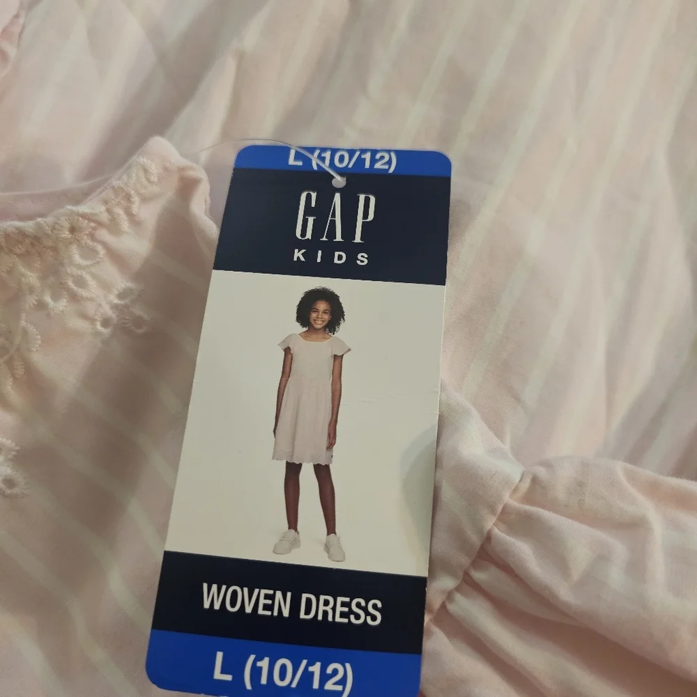 Gap Kids Girls Woven Dress PinkSize L 10-12